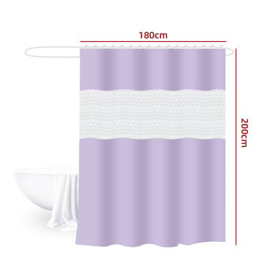 CORTINA DE DUCHA LILA 180X200CM 1