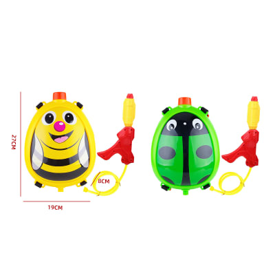 Pistola Agua Tipo Mochila Juguete Infantil Verano | Diseño Abeja Y Mariquita1
