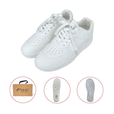 ZAPATILLA ESCOLAR BLANCO ADULTO TALLAS DE 36 A 411