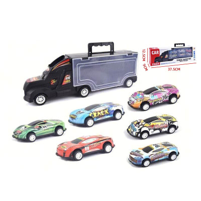 CAMION TRANSPOTADOR CON AUTITOS 6PCS1