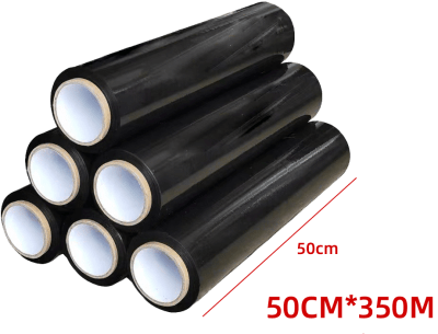 ROLLO FILM NEGRO PLASTIC 0.5X350M  | VENTA POR MAYOR1