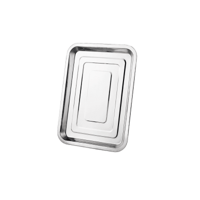 FUENTE RECTANGULAR ACERO INOXIDABLE 27*20*3.81