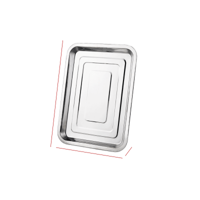 FUENTE RECTANGULAR ACERO INOXIDABLE 32x22x3.8 cms1