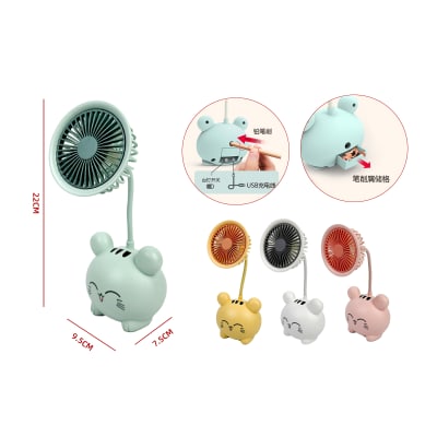 VENTILADOR MESA DISEÑO GATO 9.5X5X22CM1