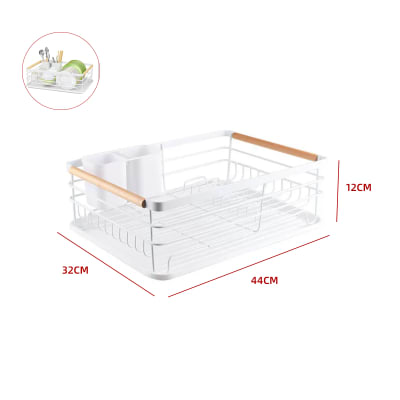 Secador Escurridor Plato Metal Blanco 44x32x12cm1