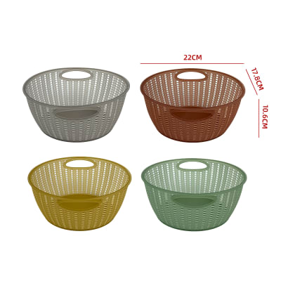 Colador plástico redondo multiusos 22 cm | colores surtidos1