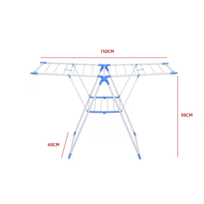 TENDEDERO DE ROPA PLEGABLE 150X60X98CM1