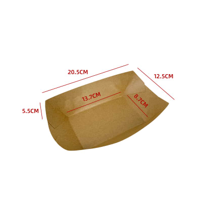 Bandeja Desechable Mediana 20.5X12.5X5.5 cm1