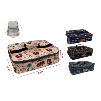 Lonchera Térmica Textil 29X23X10cm | Diseños Surtidos1