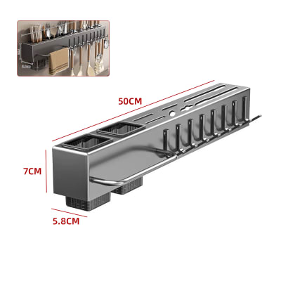 ESTANTE ORGANIZADOR COCINA MULTIFUNCIONAL PARA MURO 50CM1