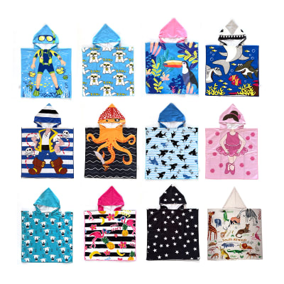 TOALLA CAPUCHA INFANTIL70X140CM DISEÑOS SURTIDOS2