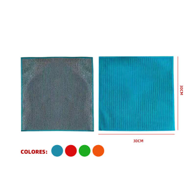 PAÑO DE LIMPIEZA MALLA ACERO INOXIDABLE 30*30CM1