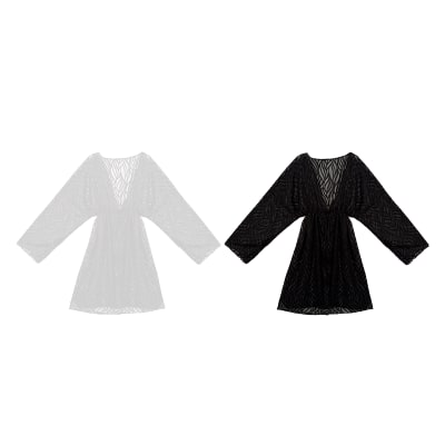 VESTIDO PLAYA, SALIDA BAÑO CORTO MUJER TU1