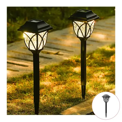 FAROL SOLAR LED PARA JARDIN 44CM1