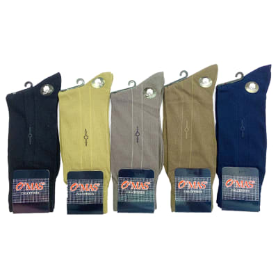 CALCETÍN DE HOMBRE ALGODON PEINADO LISO | 12 UNID1