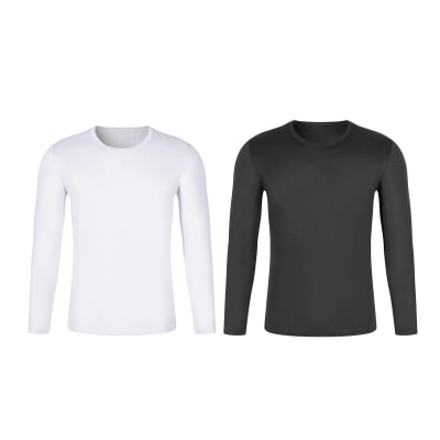 CAMISETA MANGA LARGA ALGODON NIÑO | 12 UNID1