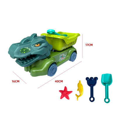 AUTO DE ARENA DINOSAURIO 40X16X17CM1