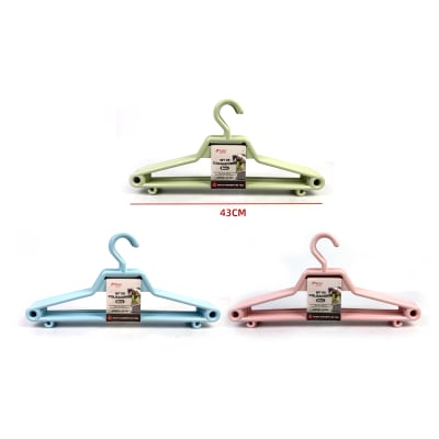 COLGADOR DE ROPA 43X19,5X8 CM  6PCS1
