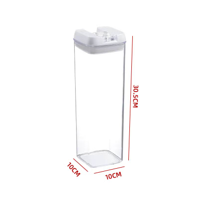 CONTENEDOR HERMETICO 1900ML 10X10X30.5CM1