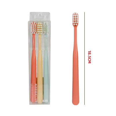 Set 3 Cepillos Dientes Cerdas Suaves 1 Colores Surtidos1