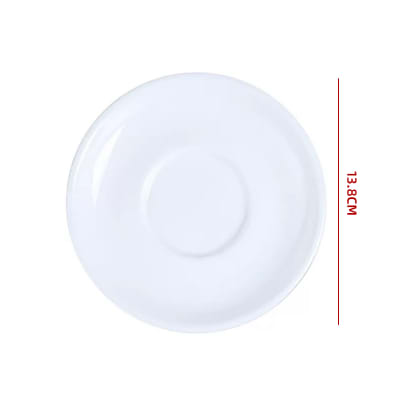 Platillo cerámico blanco 13.8 cm | venta mayorista1