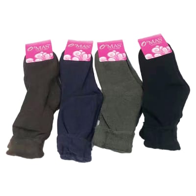 CALCETIN MUJER MEDIA CAÑA PELUSA CAÑA LARGA COLORES1