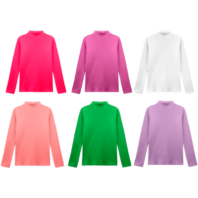 CAMISETA NIÑA POLAR C/ALTO /  VENTA POR DOCENA1