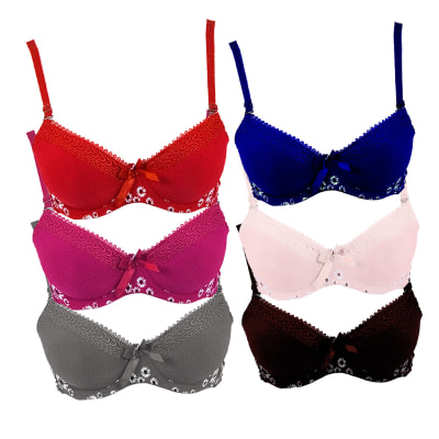 SOSTEN ENCAJE ESTAMPADO COPA A |12 UNID1