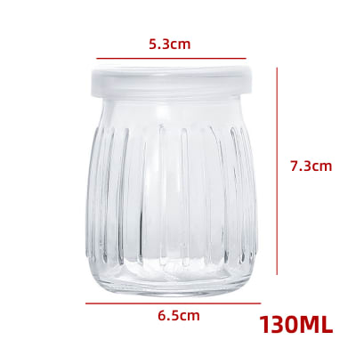 FRASCO DE VIDRIO DISEÑO LINEAS CON TAPA PLASTICA 130ML1