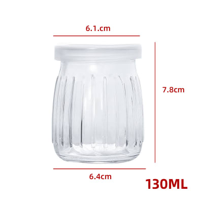 FRASCO DE VIDRIO DISEÑO LINEAS CON TAPA PLASTICA 150ML1