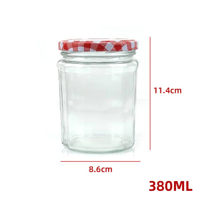 FRASCO DE VIDRIO CON TAPA ALUMINIO COLOR CAPACIDAD 380 ML1