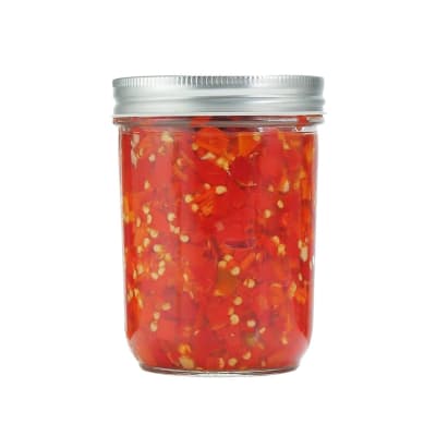 FRASCO DE VIDRIO CON TAPA ALUMINIO 500ML 11.75X8.2CM | 72 UNID1