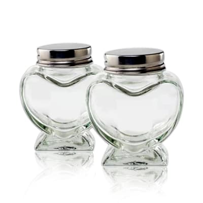 FRASCO DE VIDRIO CORAZON CON TAPA ALUMINIO 50 ML | 150 UNID1