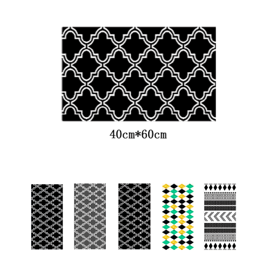 LIMPIAPIES CON DISEÑO PLUSH 1 PIEZA 40X60CM  |12 UNID1