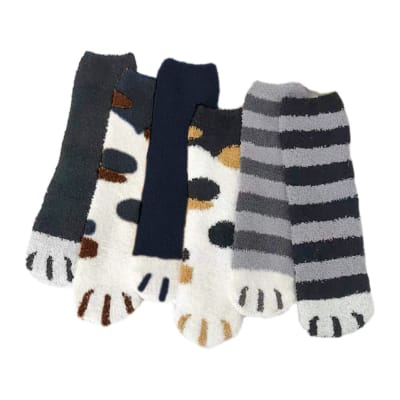CALCETINES PLUSH HOMBRE CORTE MEDIO GARRA MASCOTA | 12 UNID1
