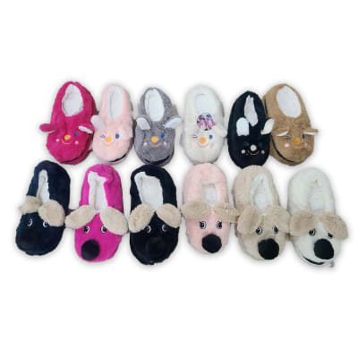 CALCETINES PANTUFLAS MUJER CON CHIPORRO BORDADOS SURTIDOS TALLA 36-41| 12 UNID1