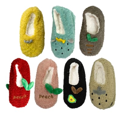 PANTUFLA MUJER CONCHIPORRO BORDADO FIGURAS TALLA -36-41 | 12 UNID1