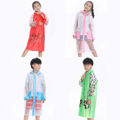 PONCHO IMPERMEABLE INFANTIL UNISEX TALLA M-XXL |12 UNID1