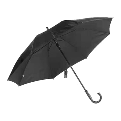 PARAGUAS COLGADOR LISO NEGRO IMPERMEABLE  65CM | 60 UNID1