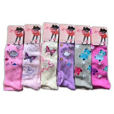 BALLERINA NIÑA ALGODON DIBUJO SURTIDO TALLA 6-8 |12 UNI.1