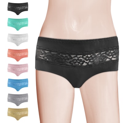 CALZÓN TIRO ALTO INVISIBLE CON ENCAJE |12 UNID1