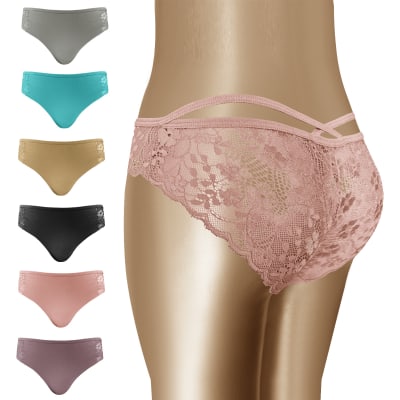 CALZON DE ENCAJE COLORES Y TALLAS SURTIDOS | 12 UNID1