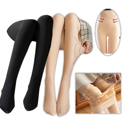 CALZA PANTY CON CHIPORRO EFECTO PIEL TALLA M-L / XL-XXL |12 UNID1