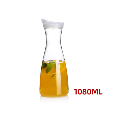 JARRA ACRILICO CON TAPA PLASTICA 1.08L | 12 UNID1