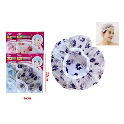 GORRO DE DUCHA PLASTICO 22X16CM | 36 UNID1