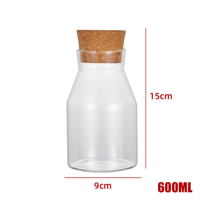 BOTELLA CON TAPA CORCHO 90*1511