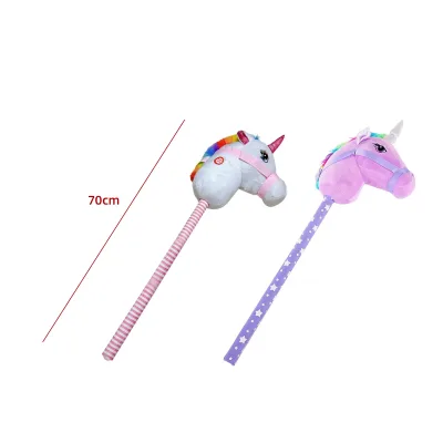 UNICORNIO DE PALO CON SONIDO 70 CMS1