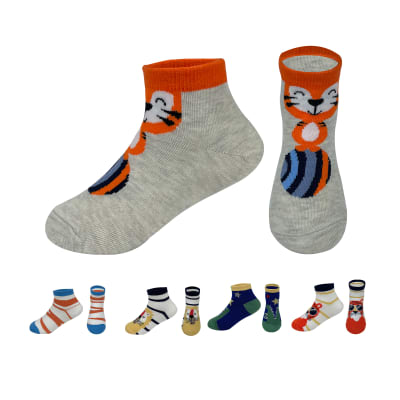 CALCETIN NIÑO TOBILLO MONITOS 3-6 AÑOS1