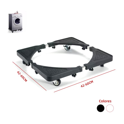 Base móvil ajustable Universal lavadora y nevera1