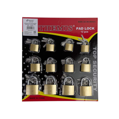Set Candados Seguridad Themis 12 Pieza1